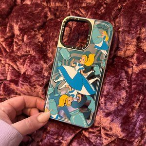Alice in Wonderland Casetify Mirrored Silver Case iPhone 13 Pro